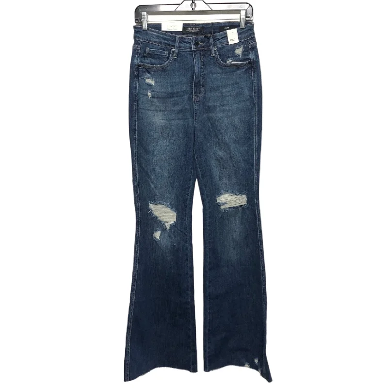 Jeans Flared By Judy Blue In Blue Denim, Size: 6