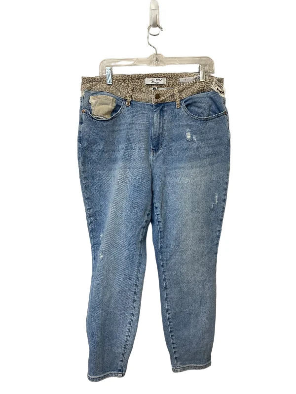 Jeans Straight By Judy Blue In Blue Denim, Size: 18w