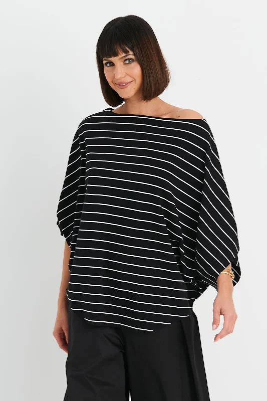 Planet Striped Bateau T