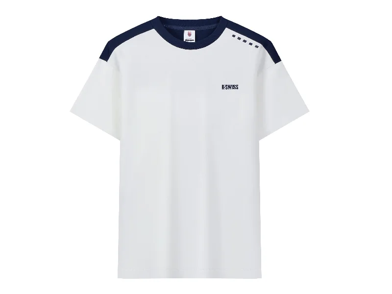 109863-115 | MEN'S K-SWISS LOGO T-SHIRT | WHITE/SPECIAL