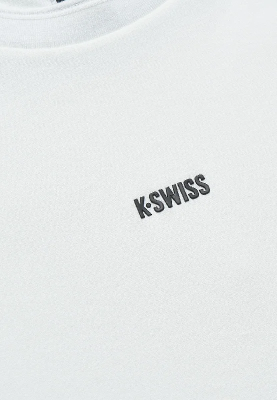 109875-115 | MEN'S K-SWISS LOGO COTTON T-SHIRT | WHITE/SPECIAL