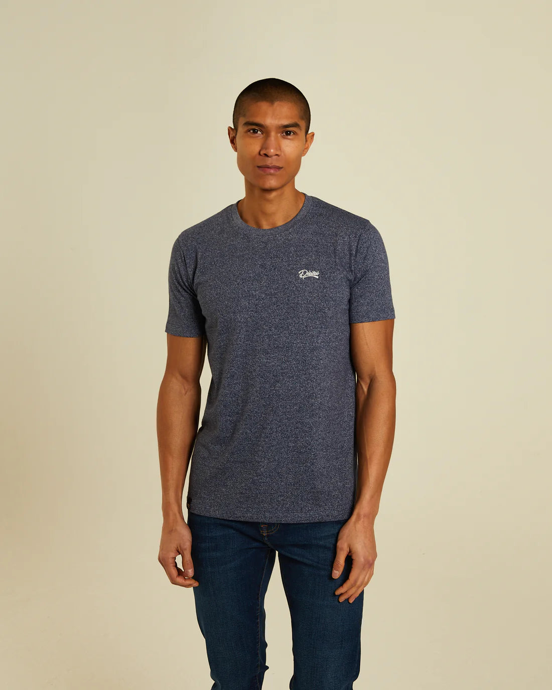 DIESEL BASIC LOGO TEE - INDIGO NAVY