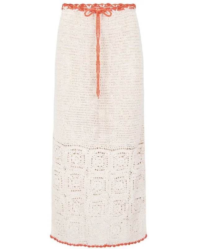 Mystic Crochet Midi Skirt