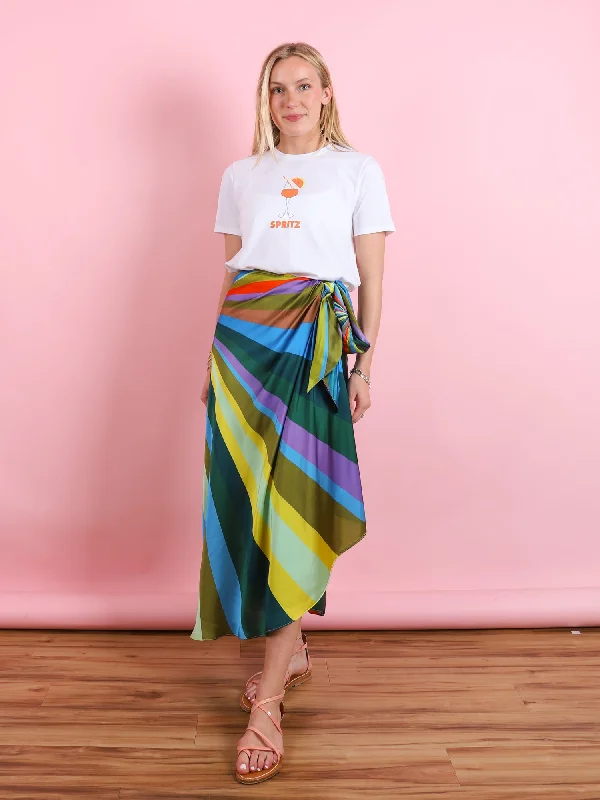 Rainbow Wrap Skirt