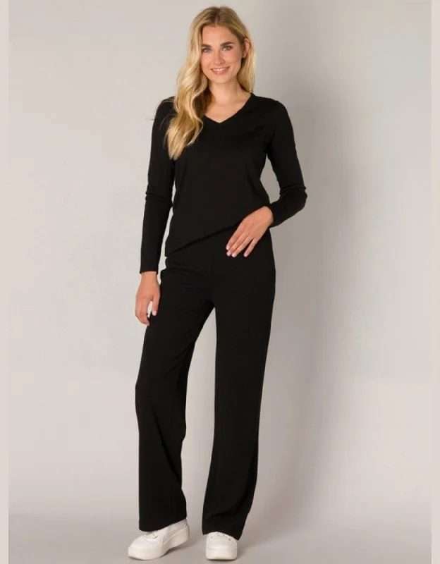 Base Level Yarah Trouser BLACK