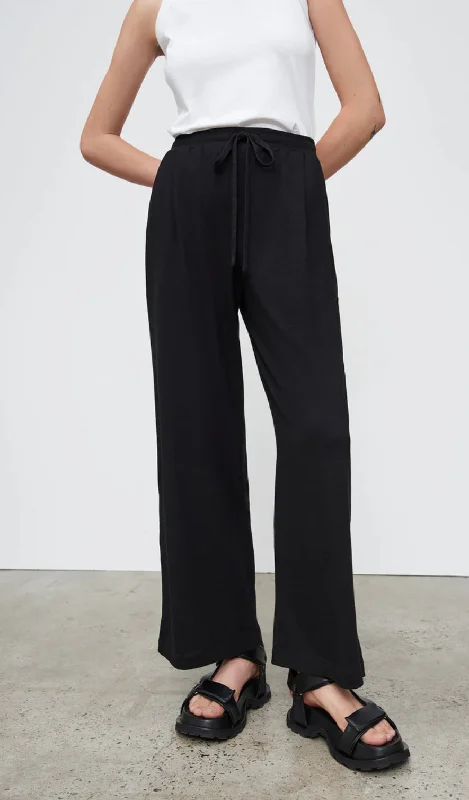 Kowtow Wide Leg Pant in Black