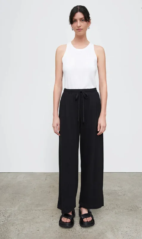 Kowtow Wide Leg Pant in Black