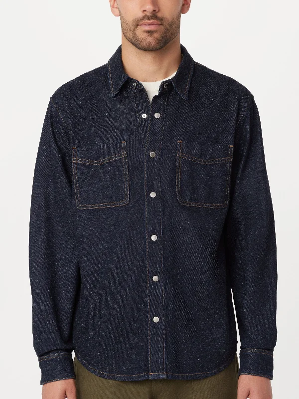 The Denim Shirt in Navy