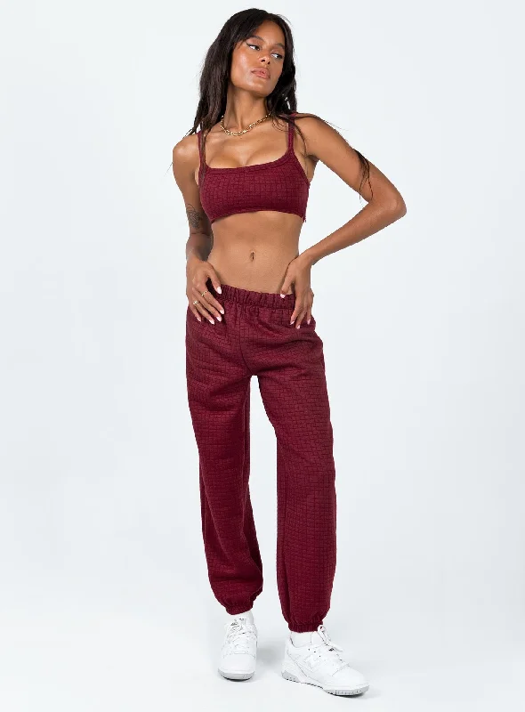 Arabella Set Burgundy