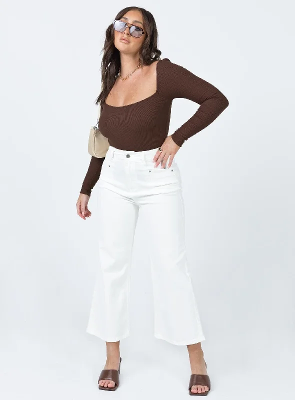 Charlotte Bodysuit Brown