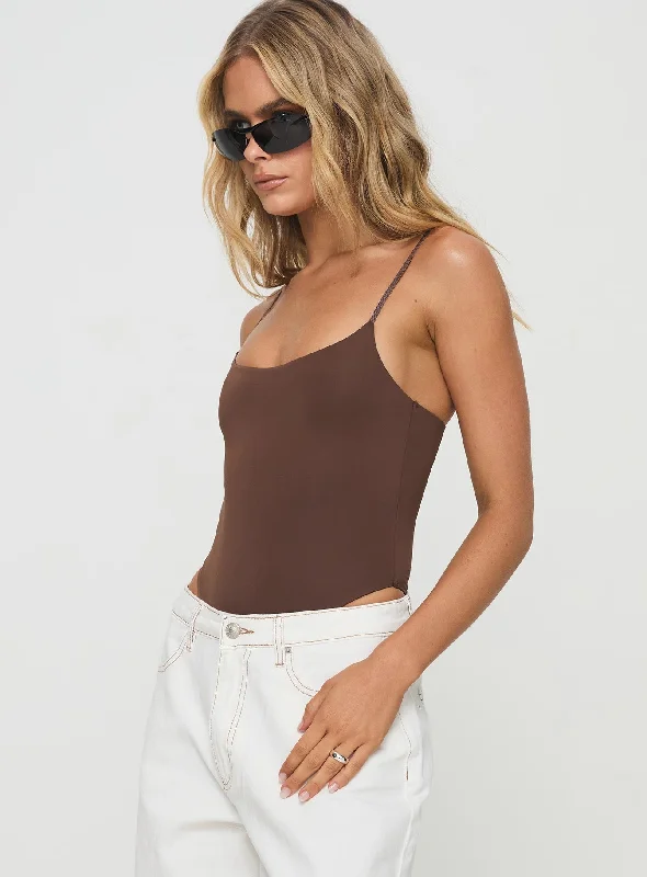 Hauser Bodysuit Chocolate