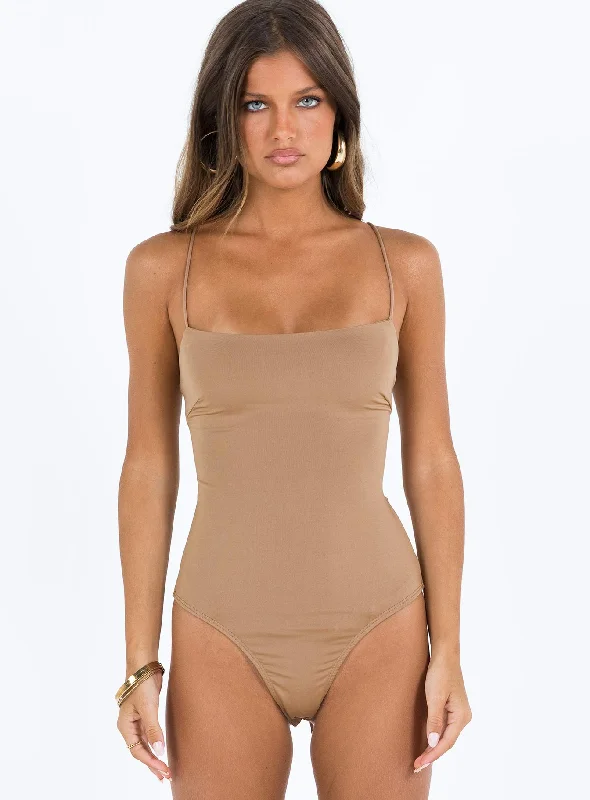 Karlah Bodysuit Beige