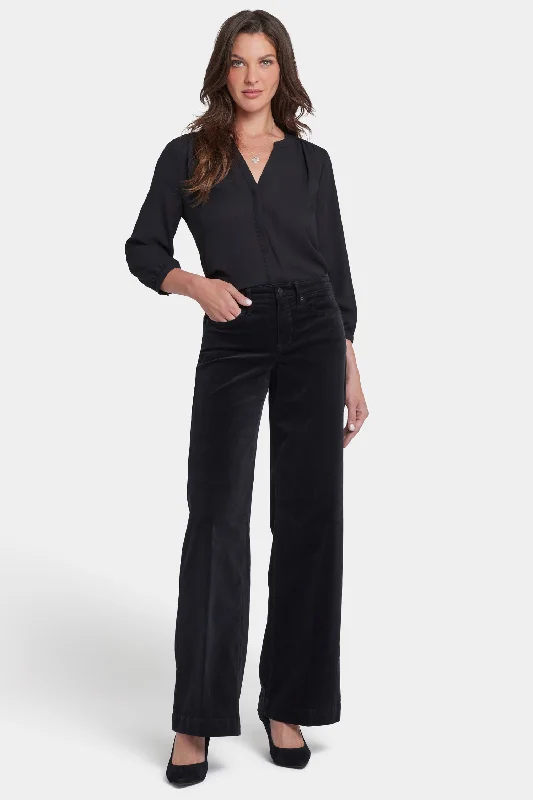 Teresa Wide Leg Pants - Black