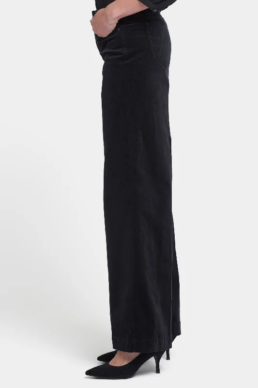 Teresa Wide Leg Pants - Black