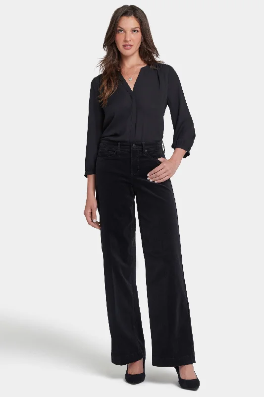 Teresa Wide Leg Pants - Black