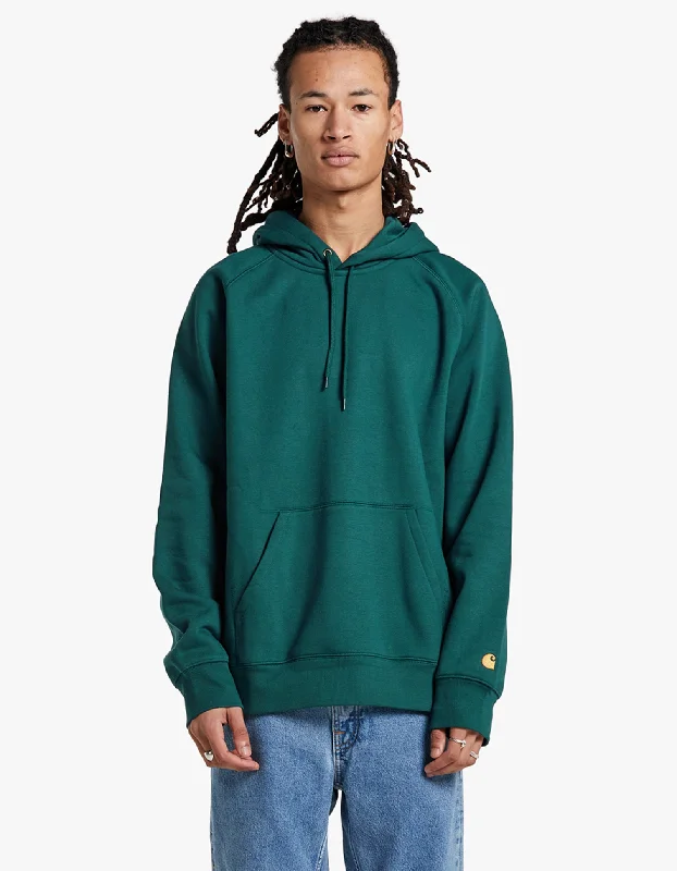 Hooded Chase Sweat - Botanic/Gold