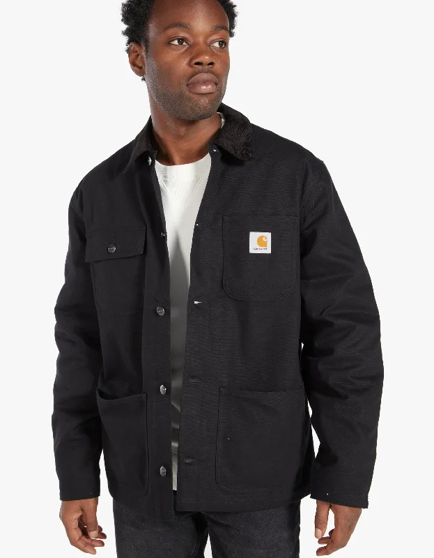 Michigan Coat - Black/Black Rigid