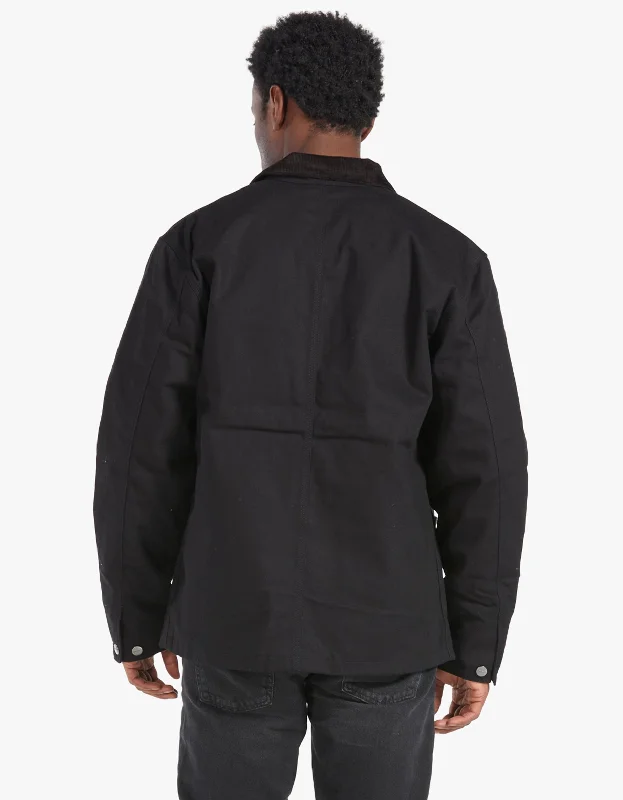 Michigan Coat - Black/Black Rigid