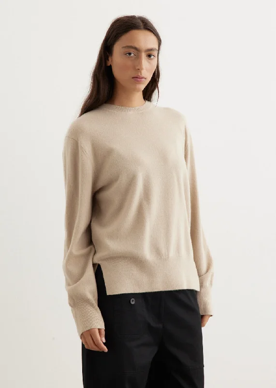 Crew-Neck Cashmere Knit