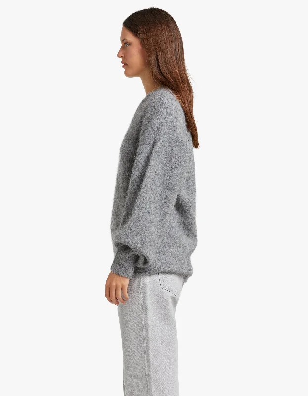 The Alexandra Knit - Grey Marle