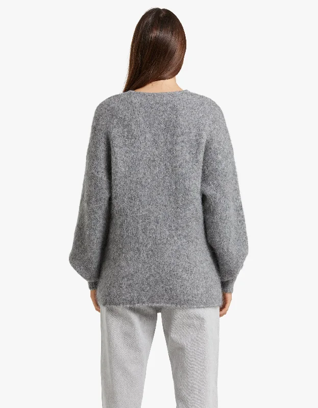 The Alexandra Knit - Grey Marle