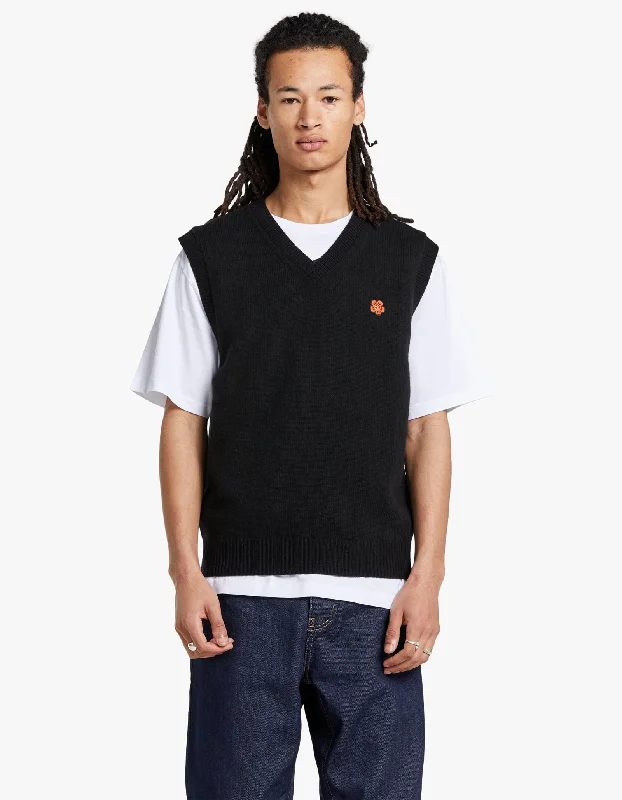 Boke Flower Crest Vest - Black