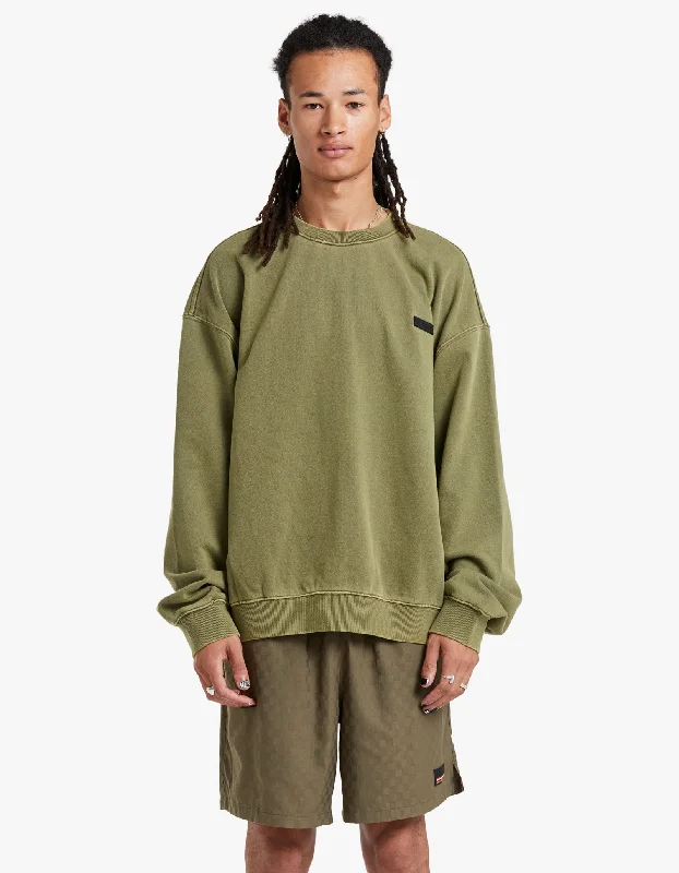 Kickout Washed Sweat - Olive