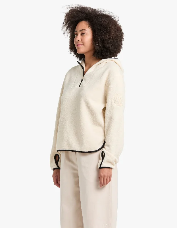 Sherpa Hoodie - Pearled Ivory