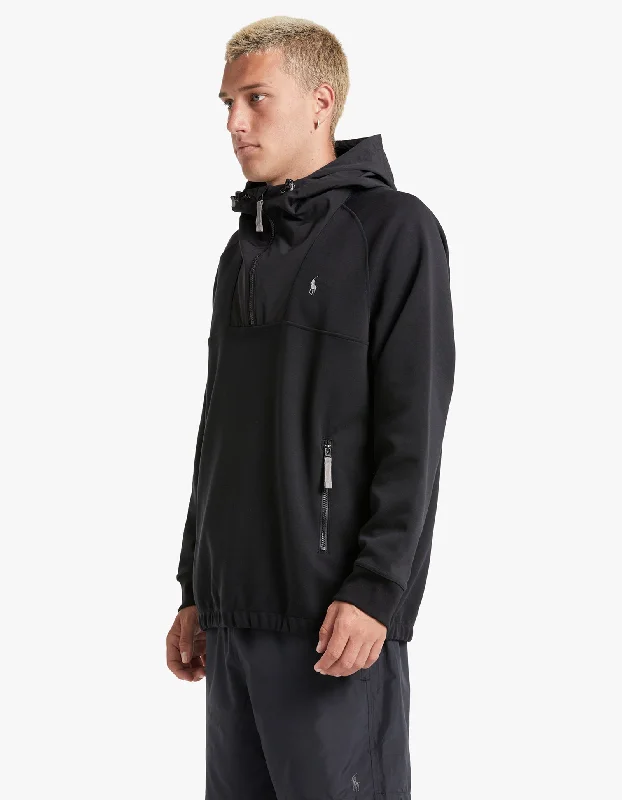 Polo 67 L/S Half-Zip Pullover Hoodie - Polo Black