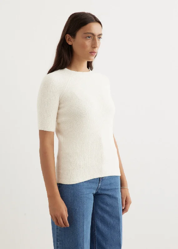 Raglan-Sleeve Terry Knit