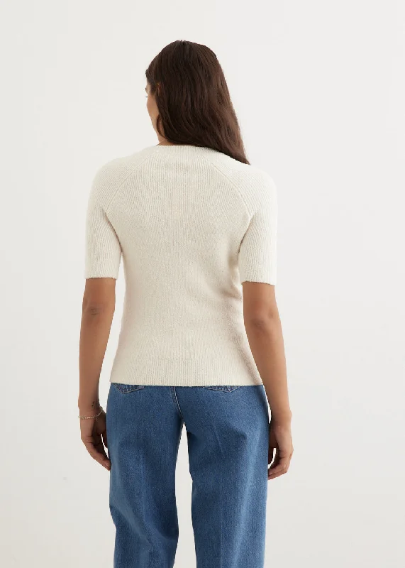 Raglan-Sleeve Terry Knit