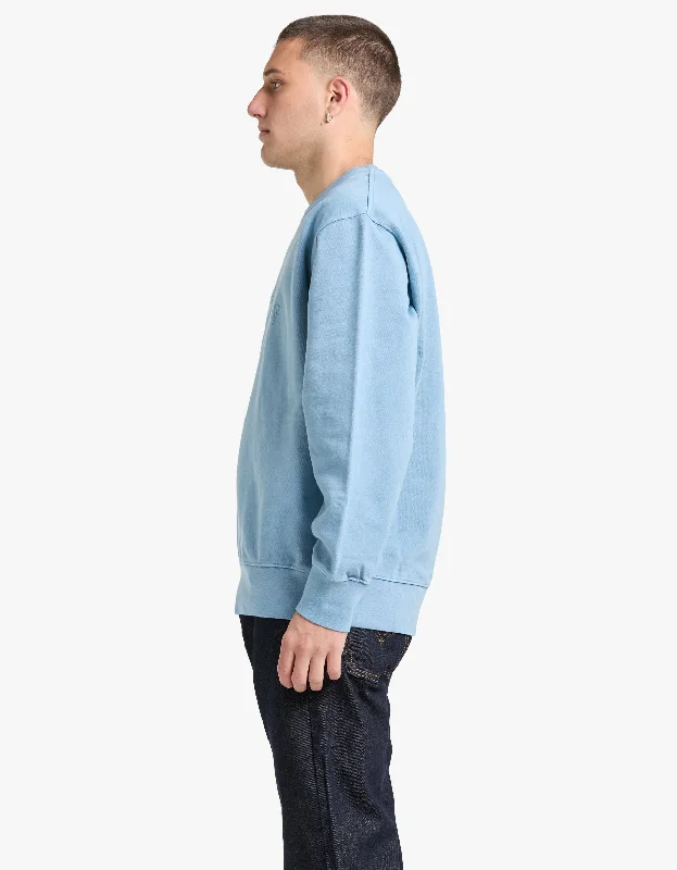 Bowery Pigment Dyed Crew - Coronet Blue