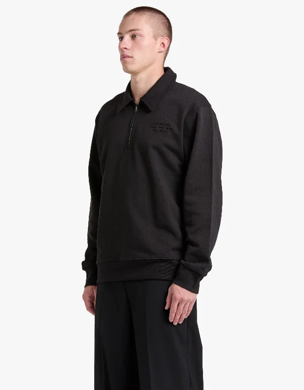 Mott International Quarter Zip - Black