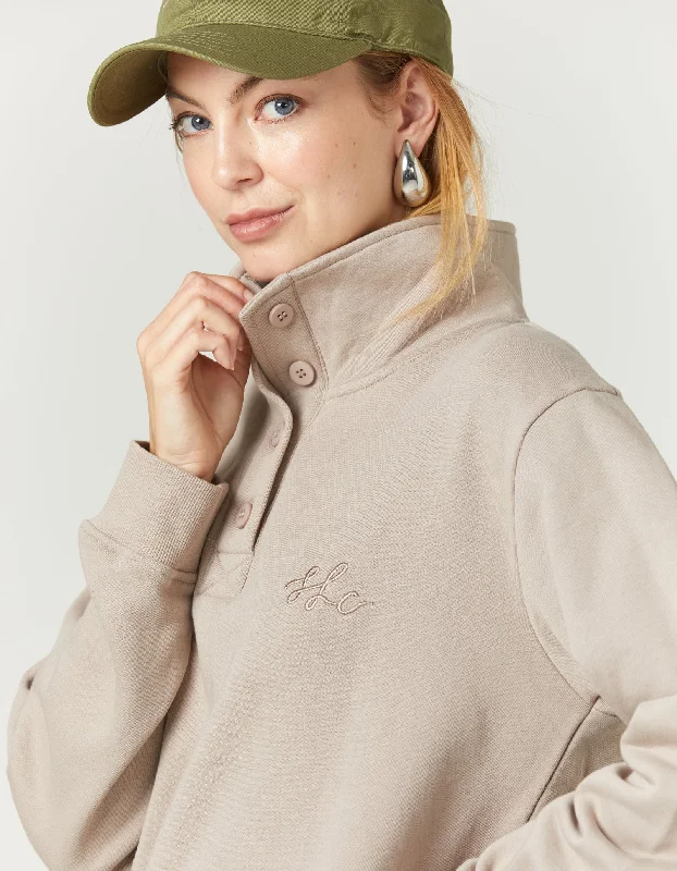 SLC Funnel Neck Fleece - Stone