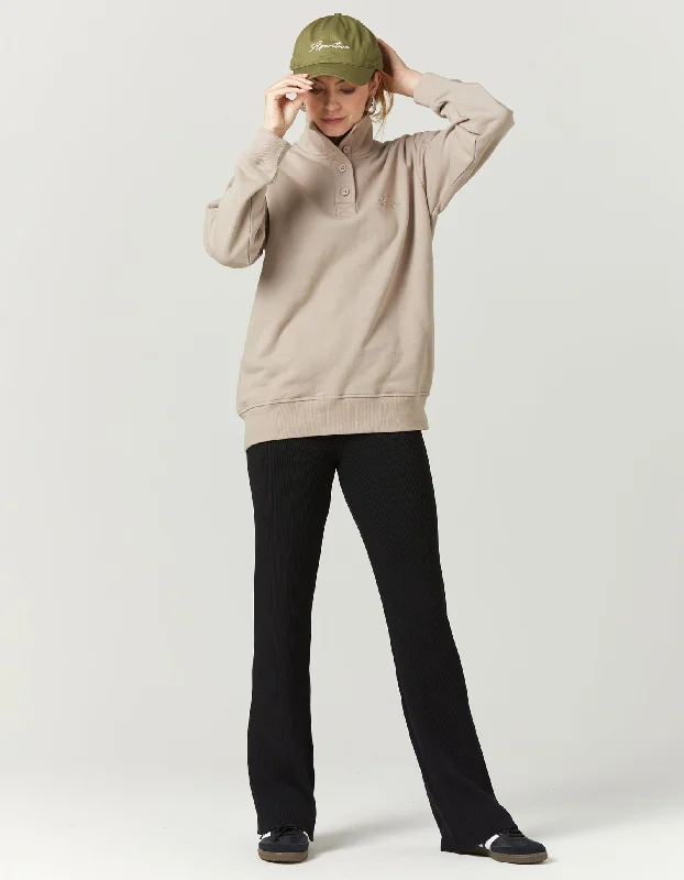 SLC Funnel Neck Fleece - Stone