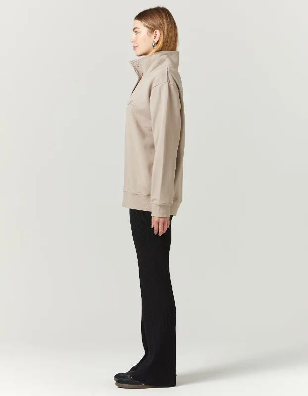 SLC Funnel Neck Fleece - Stone