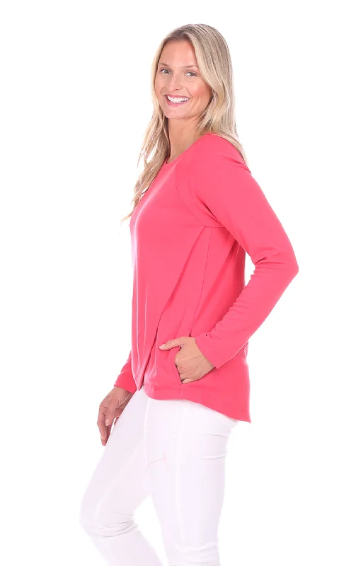 McKenna Crew Neck in Paradise Pink