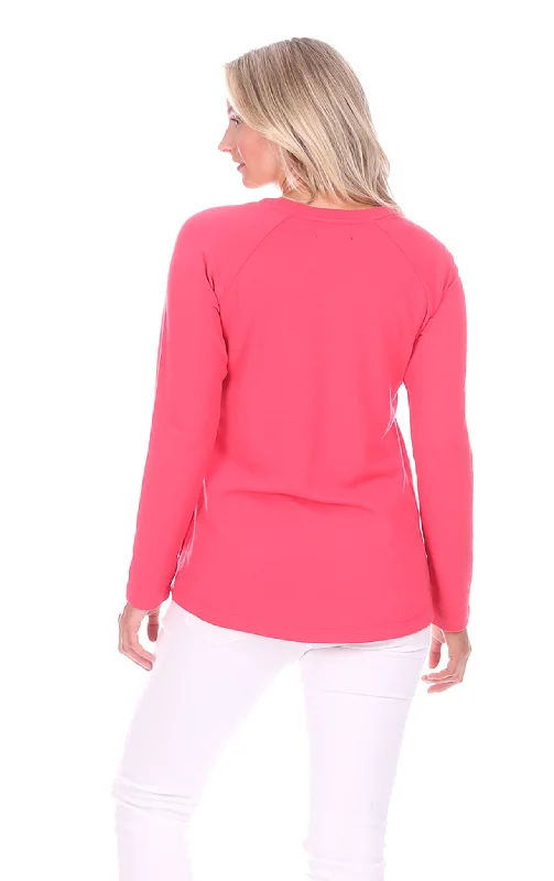 McKenna Crew Neck in Paradise Pink