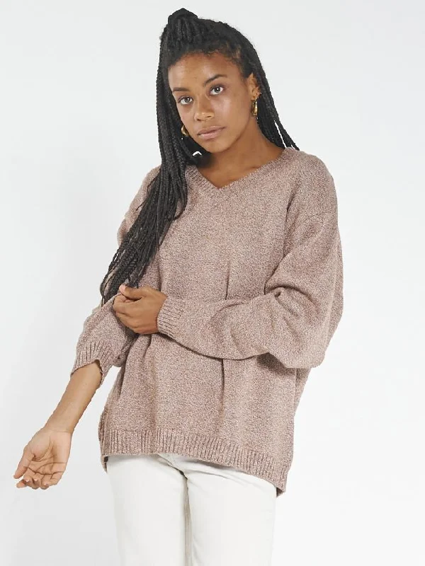 Mellow Slouch Knit - Tobacco