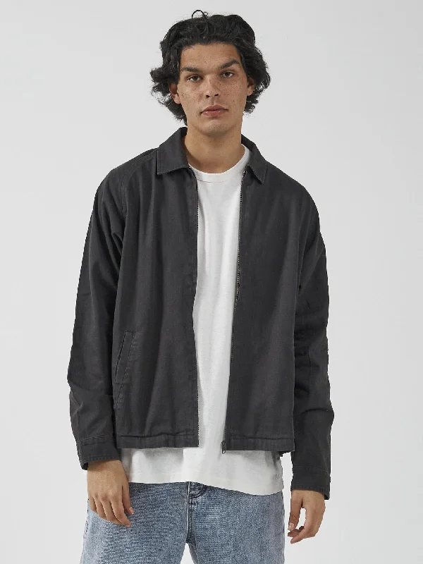 Minimal Thrills Work Jacket - Washed Black