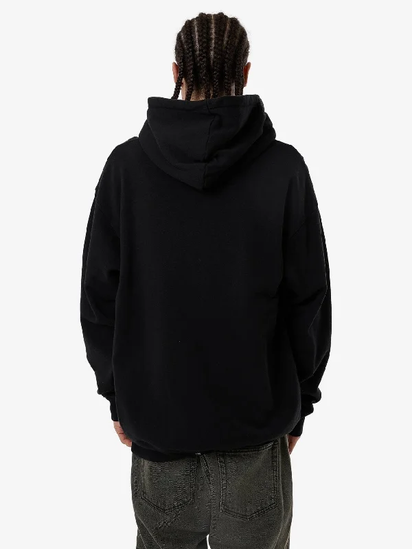 Natural Remedy Zip Hood Fleece - Black