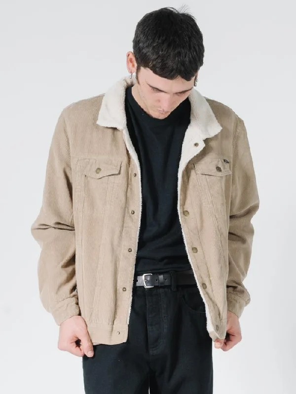 Sherpa Wanderer Corduroy Jacket - Vintage Khaki