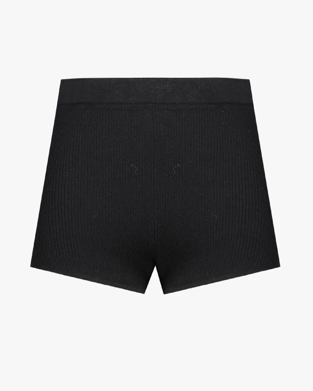 Kelly Fine Ribbed Cashmere Short