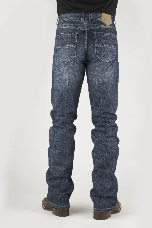 MENS DOUBLE NEEDLE SEAM BACK POCKET JEANS