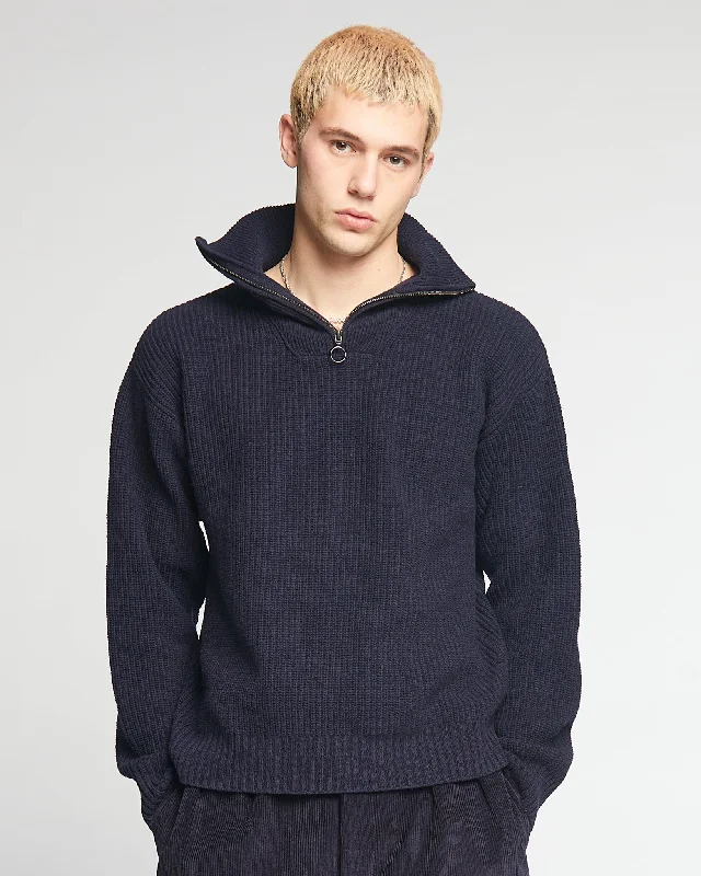 Fly Deck Sweater Delta Navy