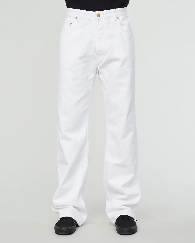 D66 Baggy Fit Denim White