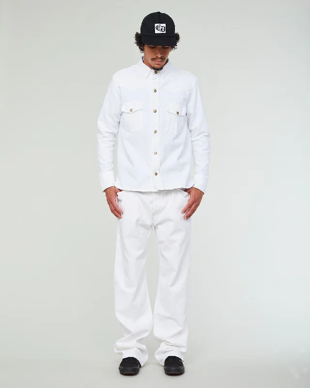 D66 Baggy Fit Denim White