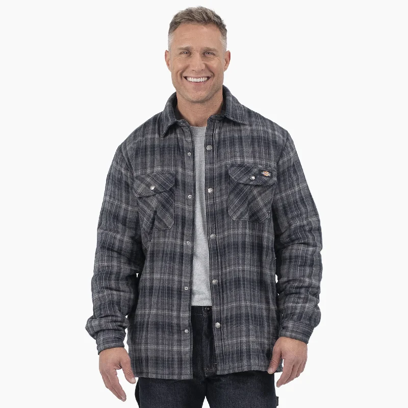 Men's Hydroshield Flannel High Pile Fleece Shirt Jacket