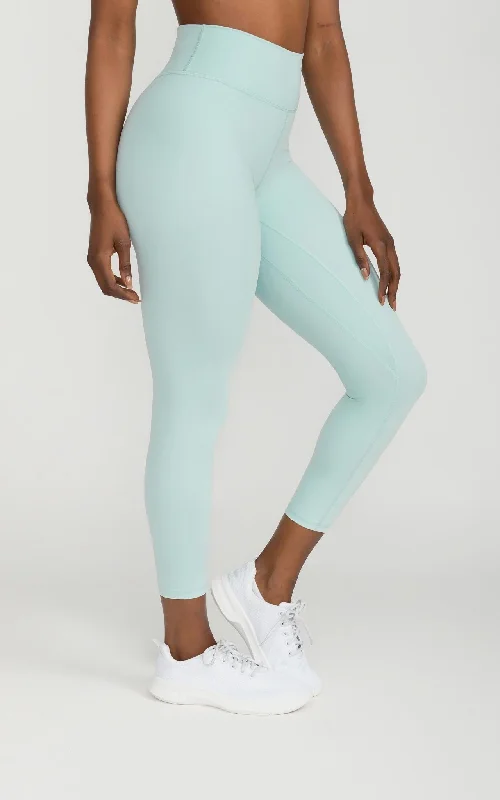 Bliss Legging 23"" in Pastel Turquoise