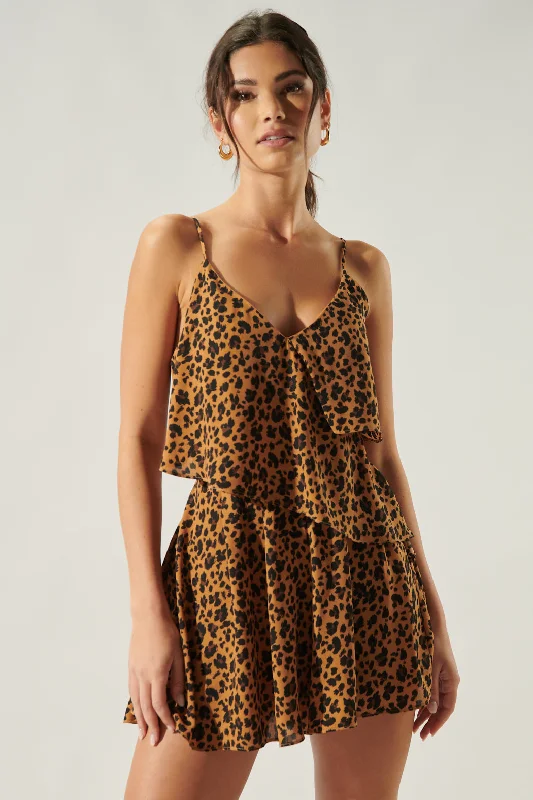 Carmelie Leopard Cece Romper